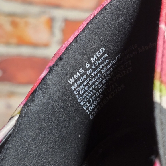 ELLE Jessica Black Satin Butterfly Wedge Platforn Pumps Size 6 Like New - Picture 6 of 8